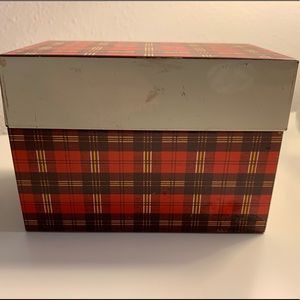 Vintage Recipe Card Box
